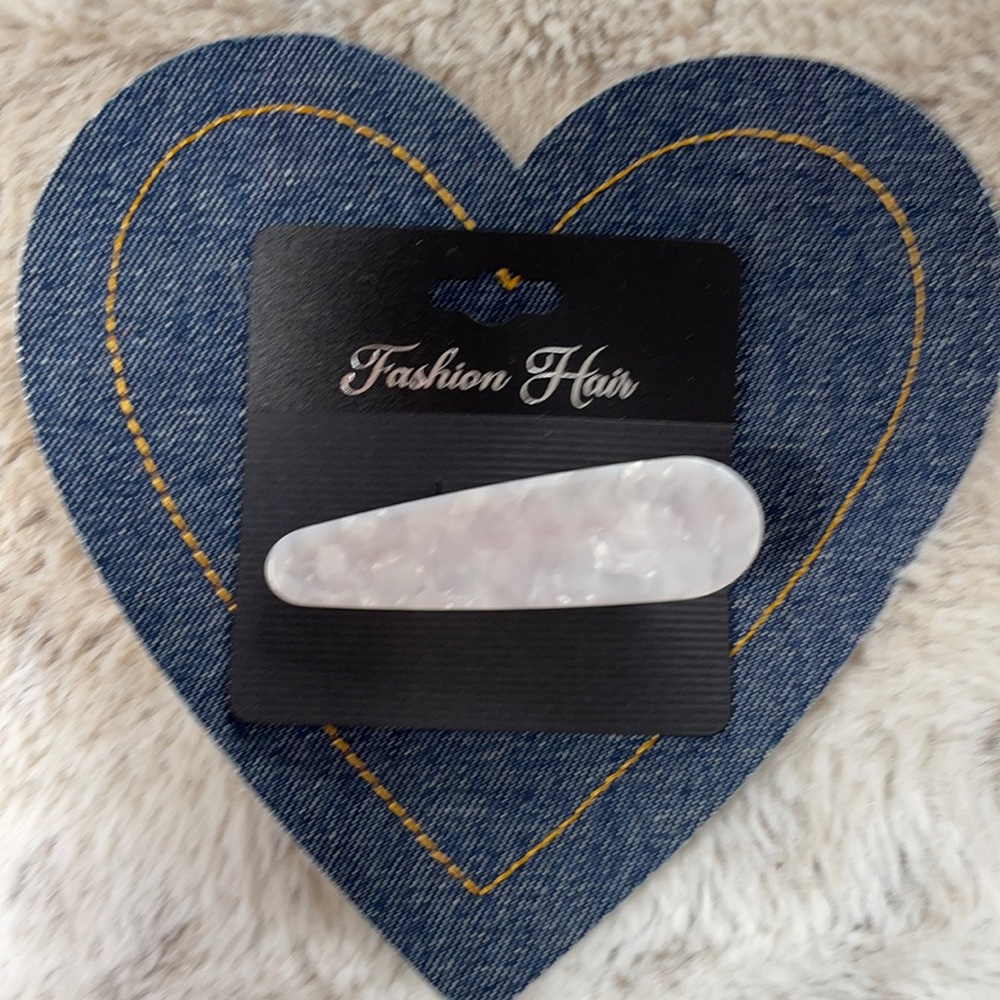 3/$10 Faux Mother of Pearl Hair Clip